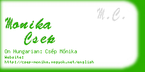 monika csep business card