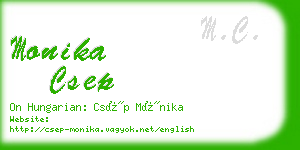 monika csep business card